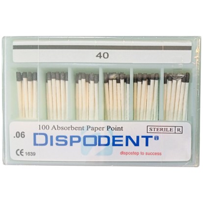 Бумажные штифты Dispodent 06 №40, (100шт), Dispodent / Вьетнам